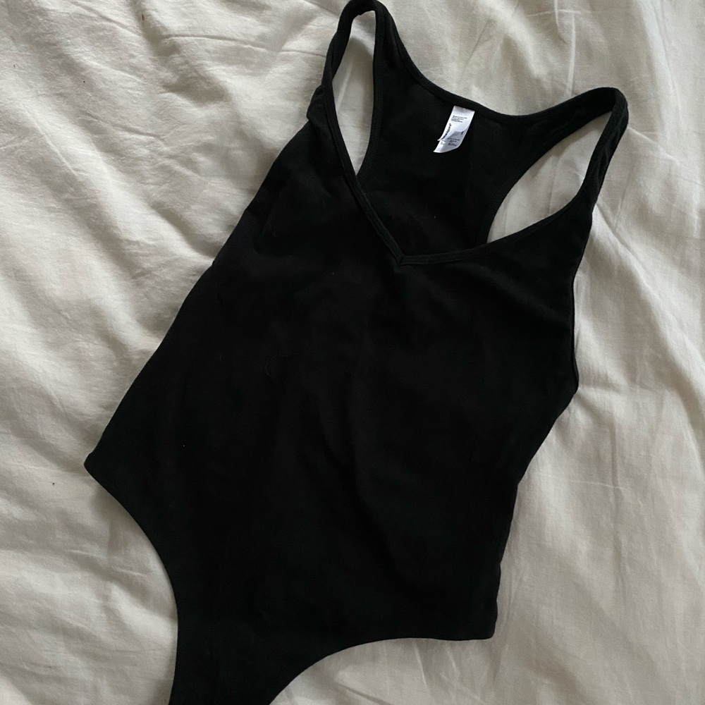 American Apparel Racerback Thong Leotard